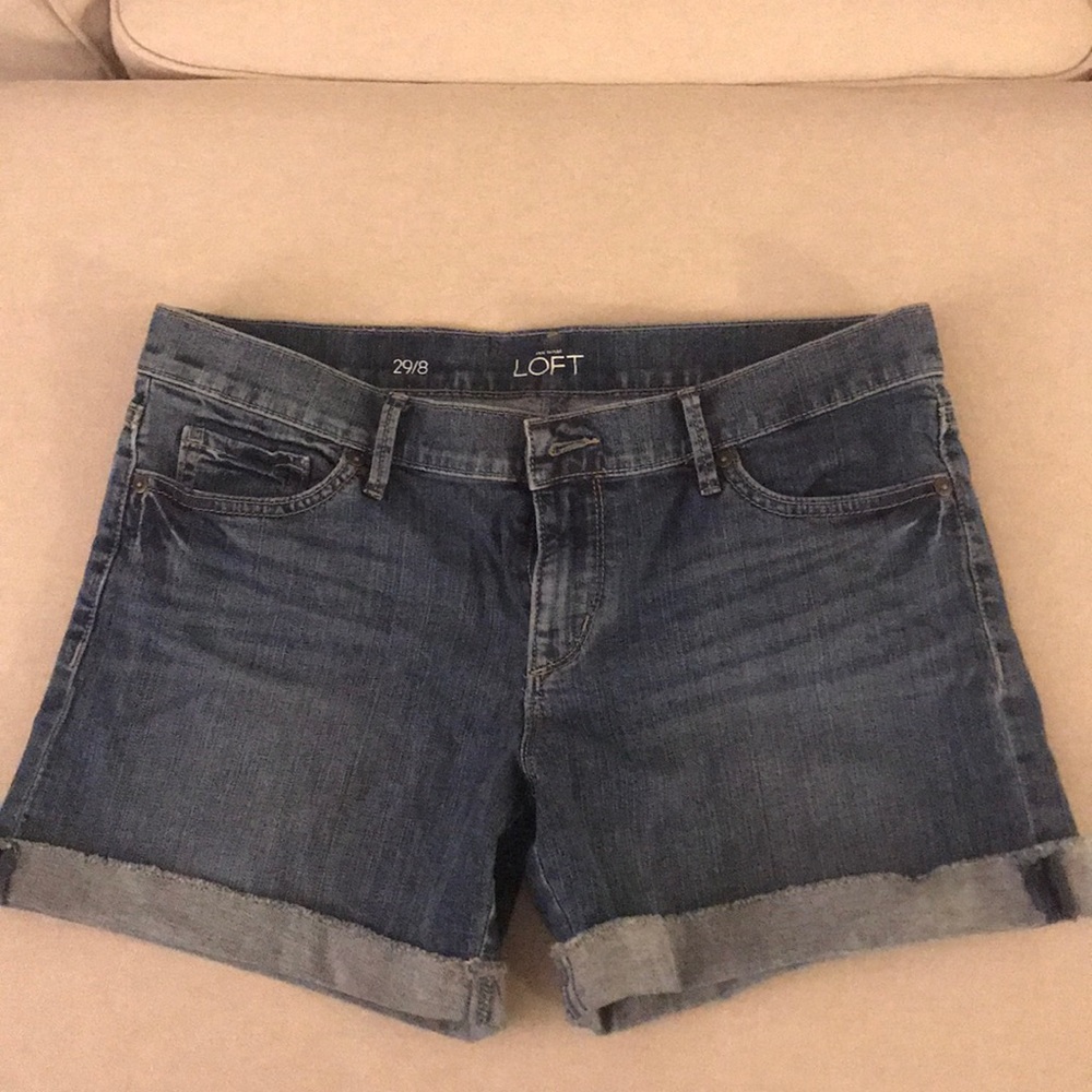 LOFT denim shorts